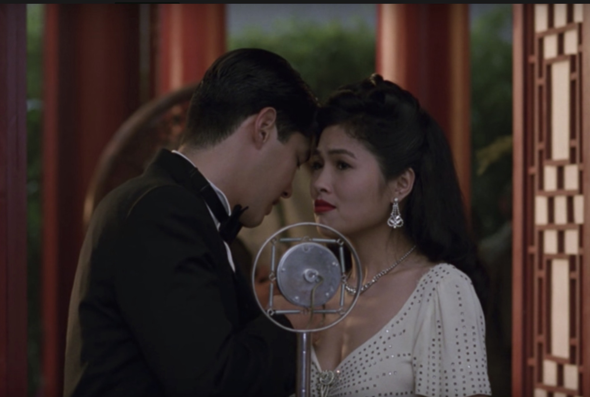 Cinematic film still featuring Grace Chang